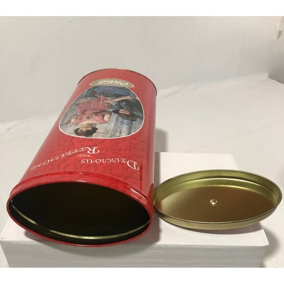 Coca Cola Tin Canister Tall Oval Vintage Container Retro Advertising Coke 11" - Picture 9 of 14